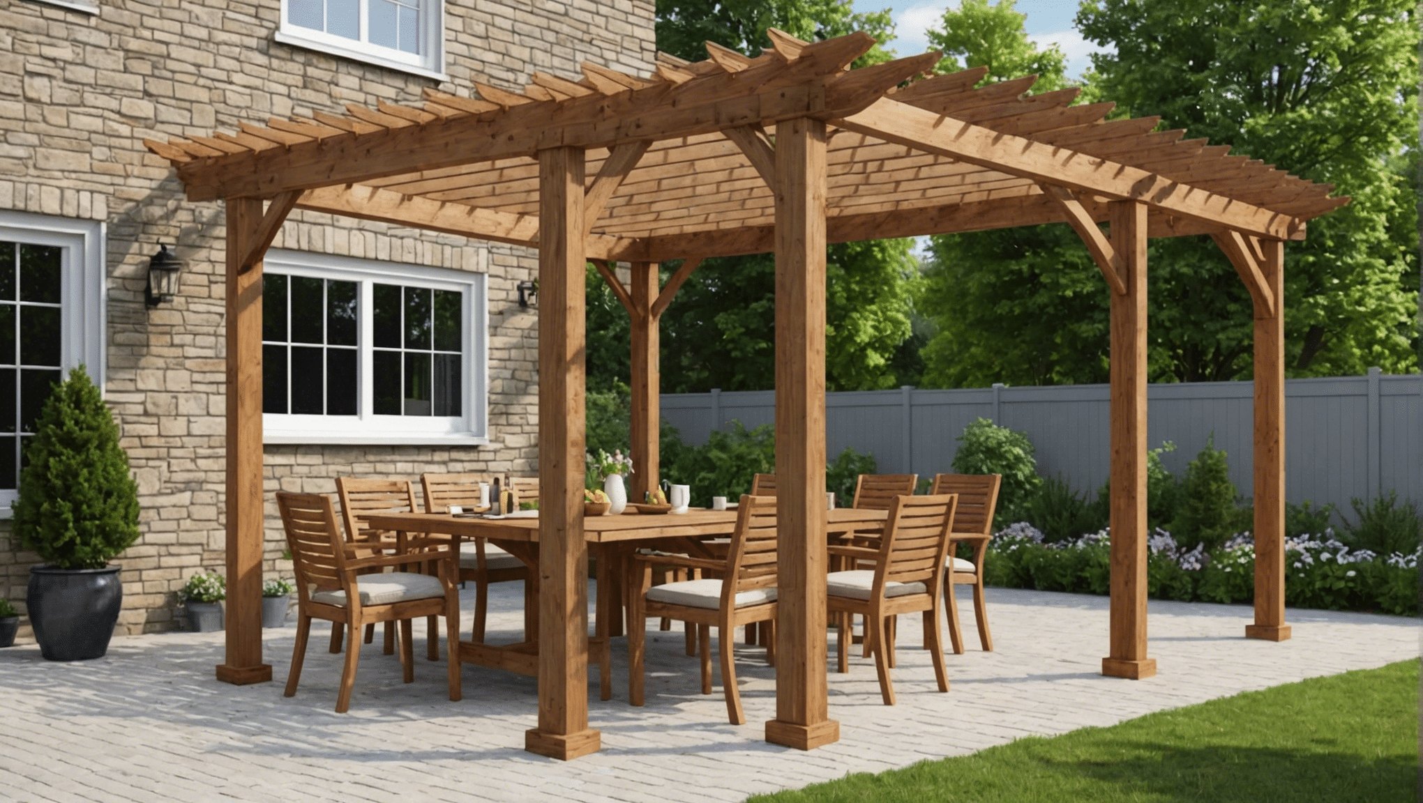 découvrez les avantages de choisir une pergola en bois pour aménager et embellir votre espace extérieur. apportez une touche naturelle et chaleureuse à votre jardin avec une pergola en bois sur mesure.