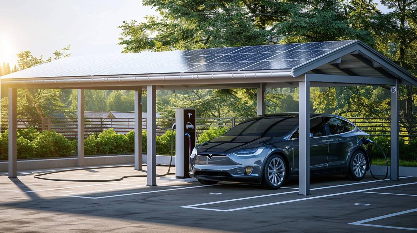 Le carport solaire : une solution économique