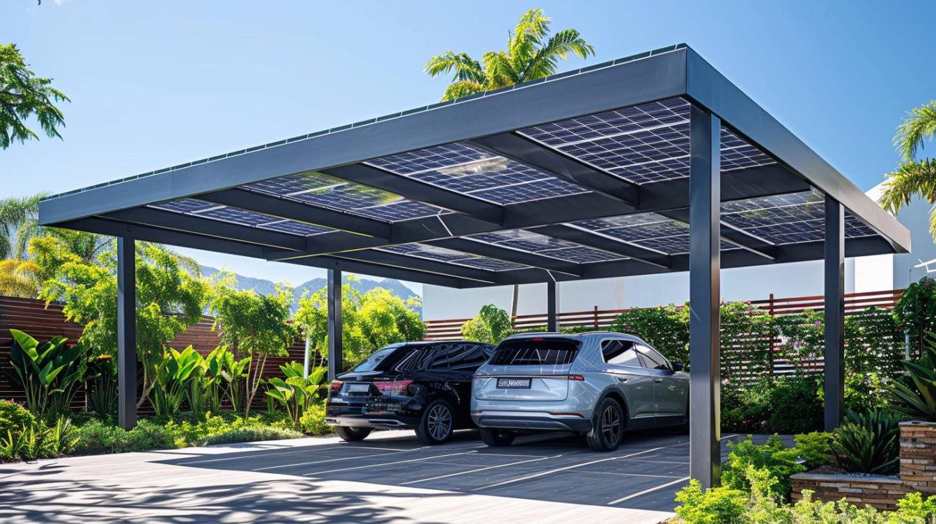 Les avantages d’un carport solaire haut de gamme