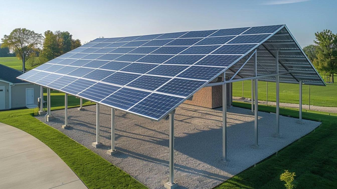 Maximiser la durabilité des carports solaires grâce à l’amortissement