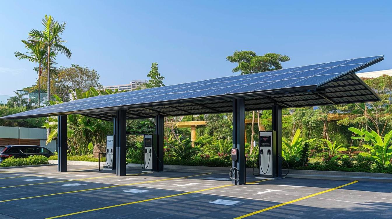 Les bienfaits écologiques des carports solaires