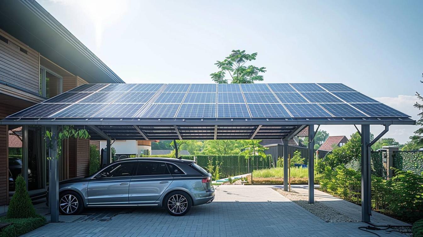 Optimisez vos espaces extérieurs avec un carport solaire en acier