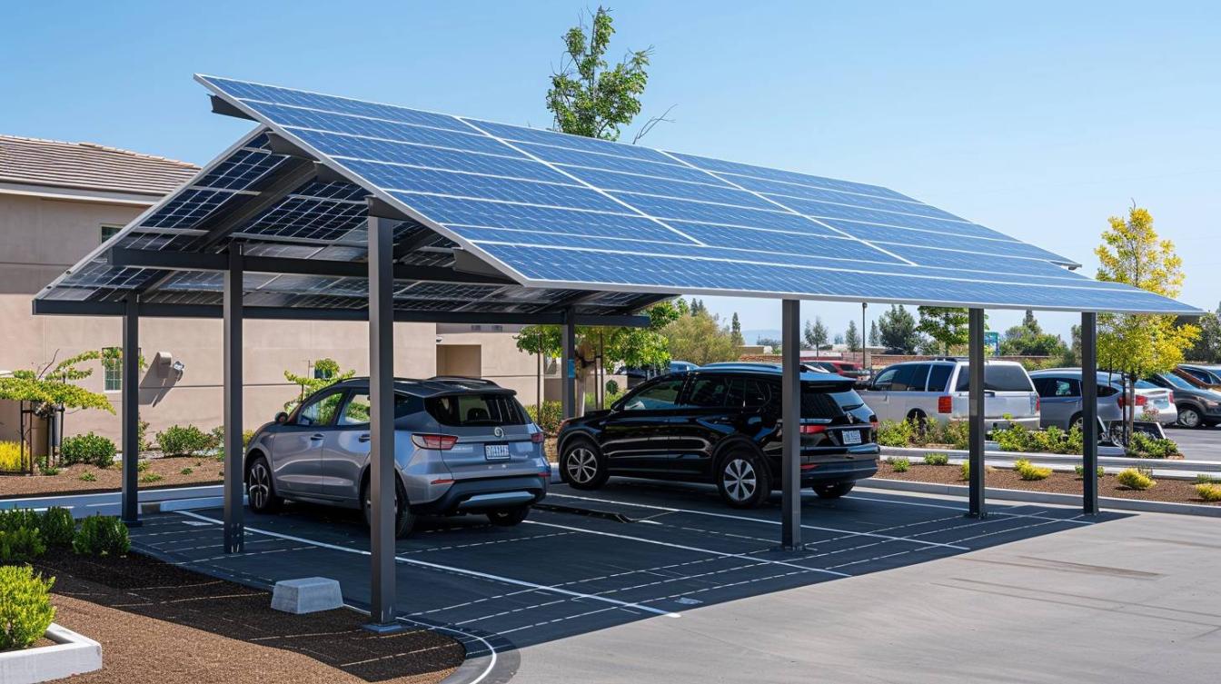 Carport solaire : recharge écologique pour véhicules