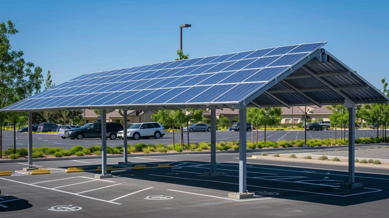 Découvrez les nouveaux carports solaires