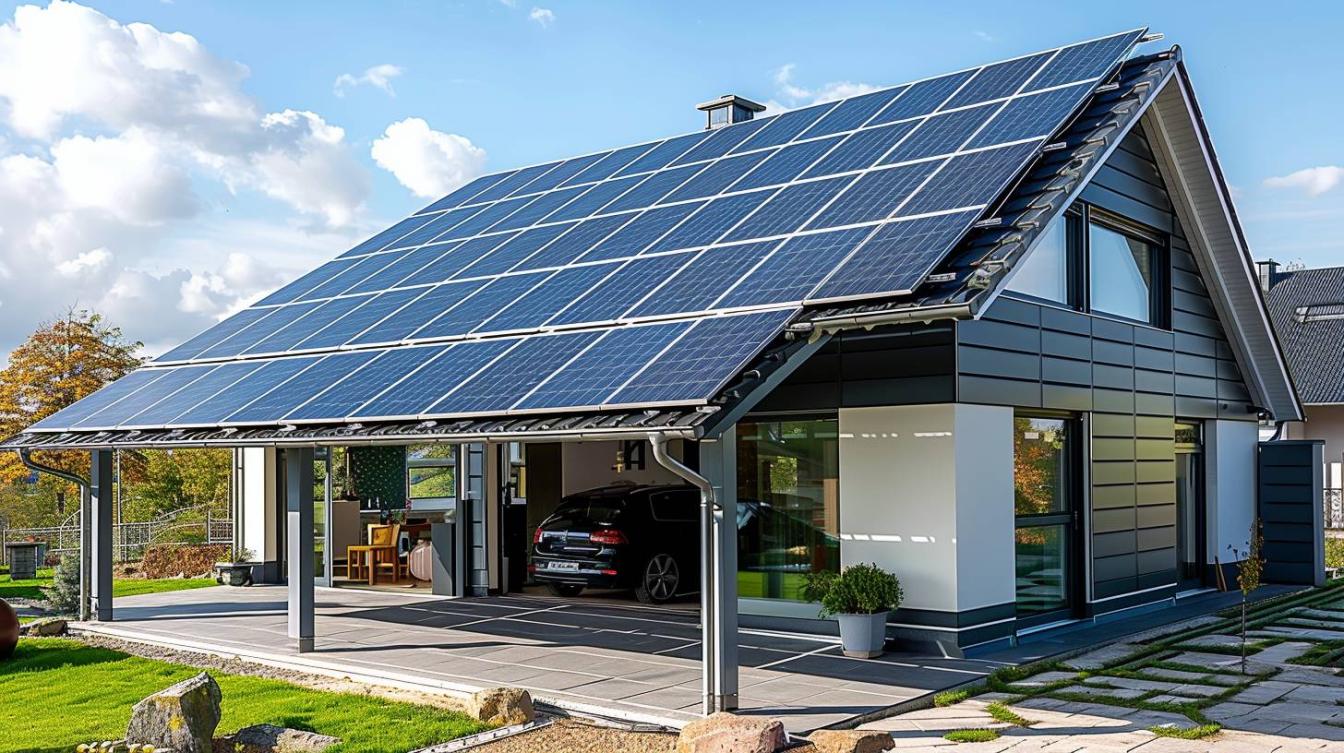 Le futur des carports : l’énergie solaire connectée