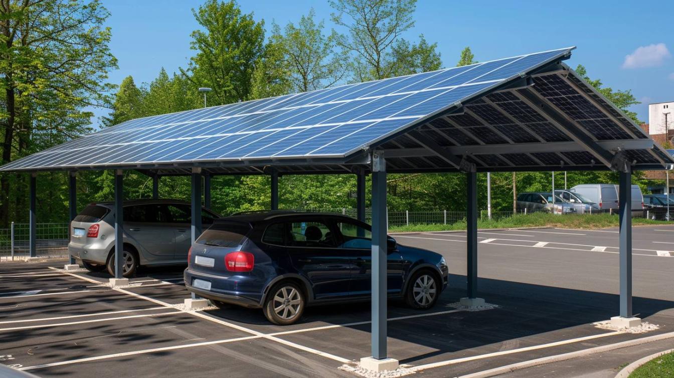 Les avantages des carports solaires hybrides
